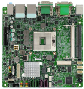 Intel Mobile QM67 HDMI DVI D-SUB 4 SATA RAID 12V Socket 989 Mini ITX Motherboard - Picture 1 of 13