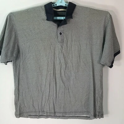 Camiseta Polo Stylo Golf Para Hombres Negra Informal Regular Manga Corta Cuello Talla 2XL Foto 1 de 4