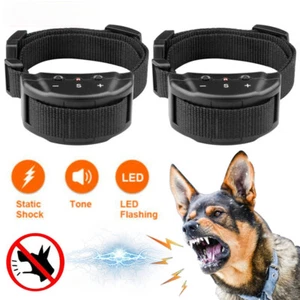 Collar eléctrico antiladridos choque perro dejar de ladrar entrenamiento mascotas collar control - Imagen 1 de 13