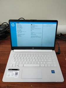 HP LAPTOP 14-DQ0052DX INTEL Celeron N4120@1.10GHz 8GB RAM NO DRIVE PART 6916 - Picture 1 of 7