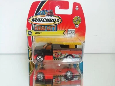 MATCHBOX GMC BUCKET TRUCK ON BLISTER - Immagine 1 di 3