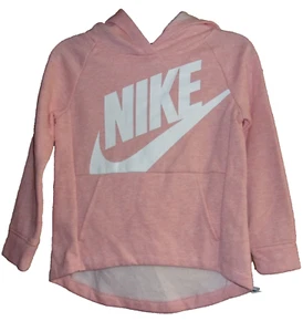 NIKE Girl's Hoodie Sweatshirt Bleached Coral Size: 6 (Medium) NWT $40 - Picture 1 of 3