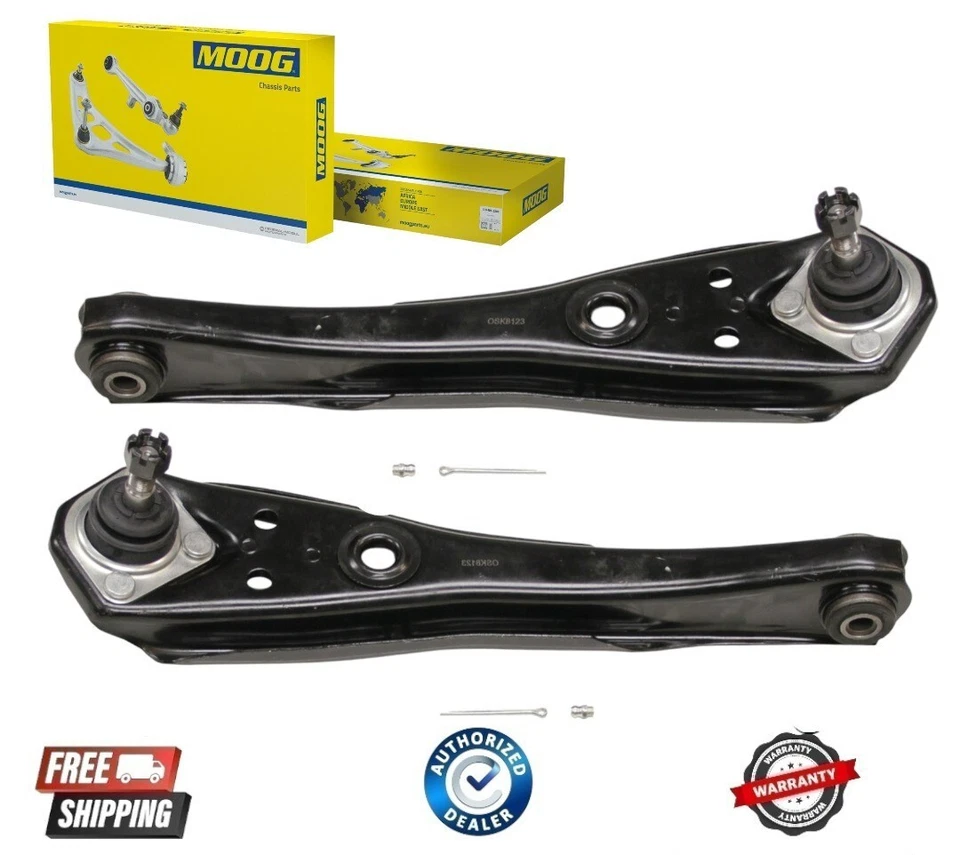 NUEVO MOOG Conjunto de 2 piezas de brazo de control inferior delantero y rótula para Ford 70-77 Foto 1 de 1