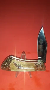 FRANKLIN MINT COLT SINGLE ACTION ARMY PEACEMAKER KNIFE UNUSED - Picture 1 of 6