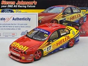 Classic Carlectables 2002 Ford AU Falcon V8 Supercar Johnson #17 Shell 1:18 - NO - Picture 1 of 18