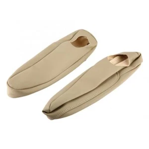 Beige Fits 05-10 Honda Odyssey Real Leather Seat Armrest Covers - Picture 1 of 5