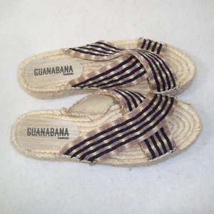 Neu ohne Etikett Guanaba handgefertigte Espadrilles mit Kreuzband Größe 37 (US 6,5) hergestellt in Spanien - Bild 1 von 6
