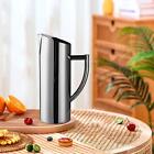 Dispenser Water Pitcher Water Bottle with Handle Stainless Steel Carafe Cold