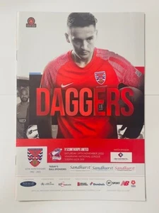 2022/23 DAGENHAM & REDBRIDGE V SCUNTHORPE UNITED 19-11-2022 NATIONAL LEAGUE - Picture 1 of 1