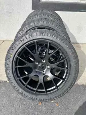 22x10 SRT MATTE BLACK WHEELS RIMS AT TIRES DODGE RAM 1500 CLASSIC 5x139.7 SRT-10 - Image 1 of 3