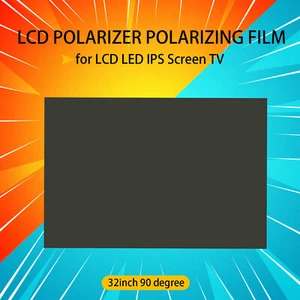 New 32inch 90 degree LCD Polarizer Polarizing Film For LCD LED IPS Screen TV - Afbeelding 1 van 14