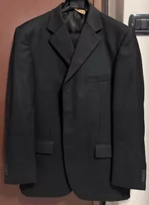 Abito Completo Uomo Sartoriale Grigio Gessato Taglia 50 D4 - B & Sons Confort - Imagen 1 de 3