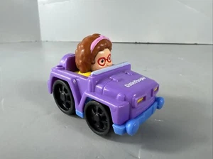 Fisher Price Little People Wheelies Town Girl Mom Pink Purple Driving Pick One  - Picture 1 of 4
