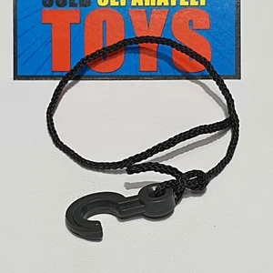 GI Joe Road Toad STRING cable rope tow hook original 1987 vehicle black part - Picture 1 of 7