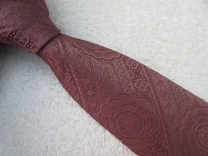 CORBATA VINTAGE ROSA OSCURO 4 PULGADAS POLIÉSTER CAÑA AUSTIN - Imagen 1 de 5
