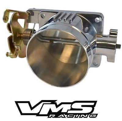 VMS POLISHED THROTTLE BODY 75MM 75 MM 96-04 FORD MUSTANG GT 4.6L SOHC DIRECT FIT - Image 1 of 3