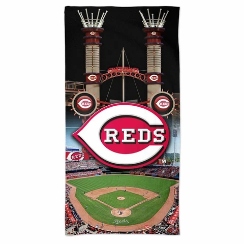 CINCINNATI REDS GREAT AMERICAN BALL PARK 30"X60" SPECTRA BEACH TOWEL WINCRAFT Cover
