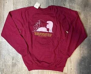 Vtg 80s Hanes Jane Murphy The Funny Farm Horse Cartoon Crewneck Sweatshirt L USA - Picture 1 of 5
