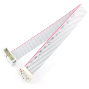 1Pcs 2.54mm Male Box Header 14 P To IDC FC Female 14 Pin Flat Ribbon Cable 30CM - Picture 1 of 4