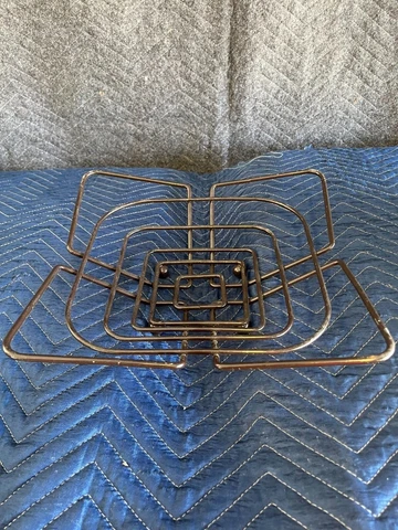 Black Wire Fruit Basket Good Condition Cover