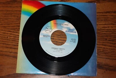 CONWAY TWITTY VINYL 45 LINDA ON MY MIND B/W TOUCH THE HAND NEW UNPLAYED - Image 1 of 2