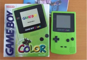 Nintendo Gameboy Color Lime Green Pokemon Silver Soft from jAPAN - Picture 1 of 3