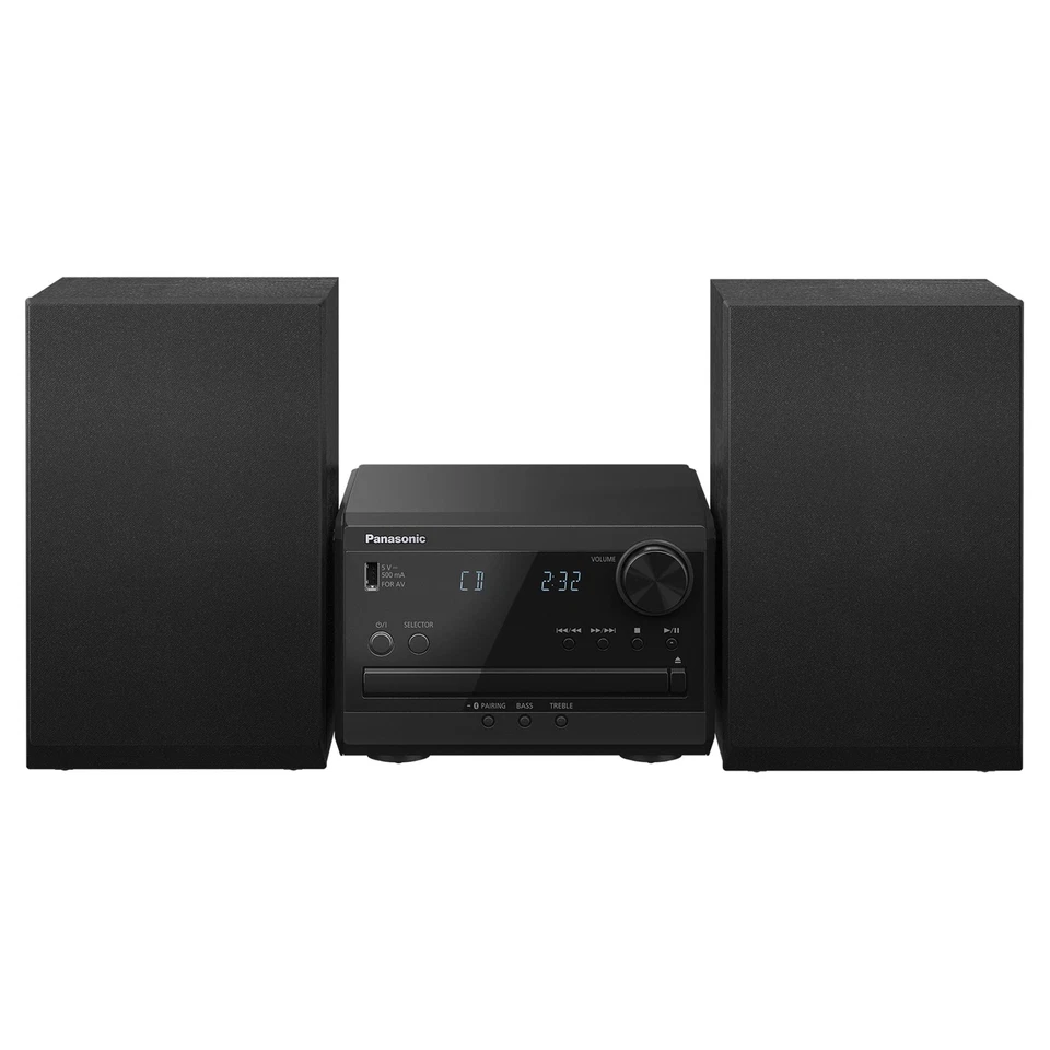 	Panasonic Compact Stereo System with CD Player Bluetooth FM Radio and USB with	 - Image 1 of 4