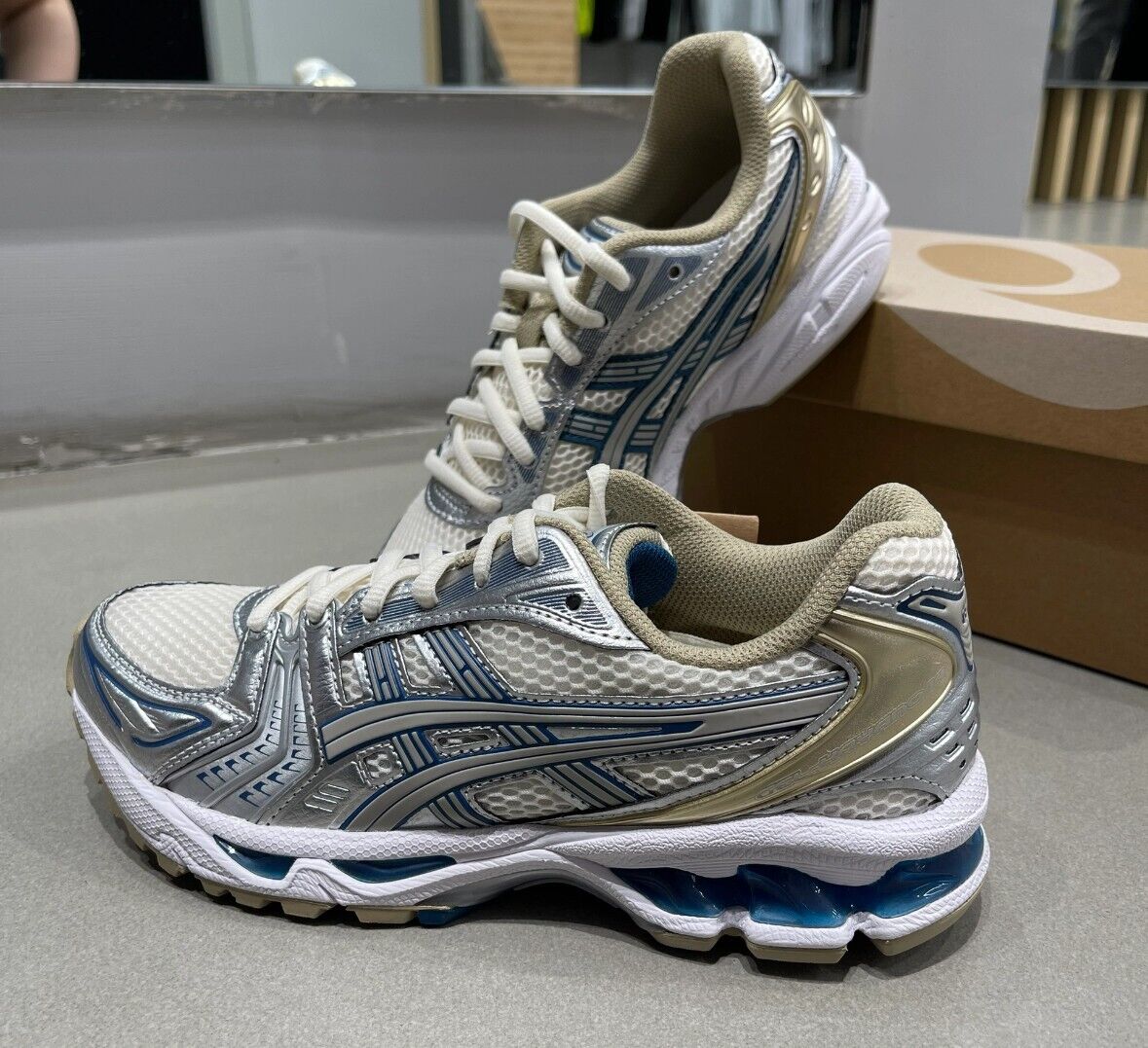 ASICS Gel Kayano 14 White Cream for Sale - Authenticity ASICS Gel Kayano 14 White Cream for Sale - Authenticity