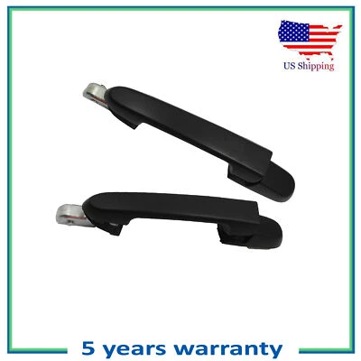 Juego de manijas de puerta exterior trasera para Hyundai Accent 2006-2011 imprimado negro DS545 Foto 1 de 4