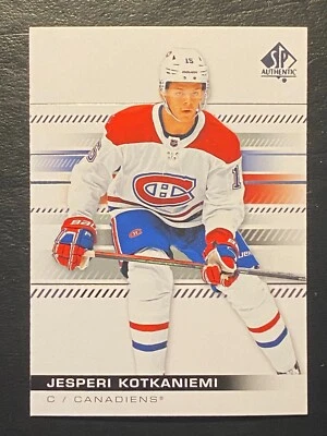 Jesperi Kotkaniemi 2019-20 Upper Deck SP Authentic #64 Montreal Canadiens - Image 1 of 2