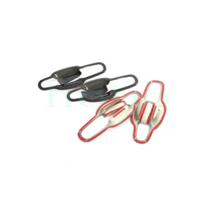 8x For Chevrolet Malibu 15-22 Left Right Door Handle Bowl ABS Carbon Fiber Frame - Foto 1 di 3