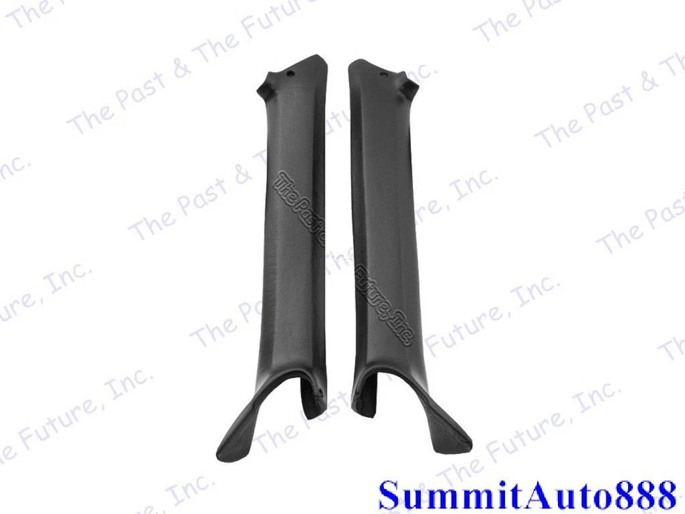 1968 68 Camaro Firebird Pillar Post Moldings Pair Black Dynacorn New - Image 1 of 1