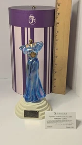 Vestido de noche Fenton Glass Legendary Fashions 2001 1934-1945 con caja firmado - Imagen 1 de 15