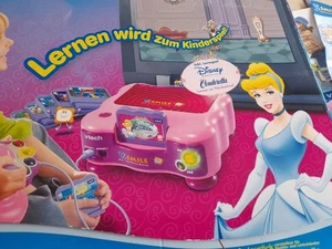 VTech V.Smile Learning Console CIB Cinderella Version for Princesses Game 2 Joy - Picture 1 of 5
