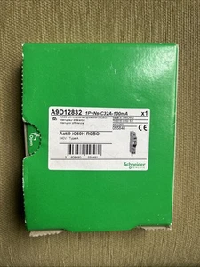 100mA SCHNEIDER ELECTRIC 32A A9D12832 1 POLE RCBO ACTI9 IC60H TYPE C - Picture 1 of 3