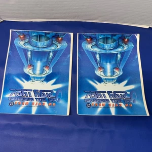 2 STAR TREK The Next Generation 1994 Press On Stickers Promotional Advertisement - Picture 1 of 4