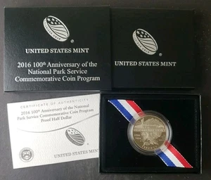 Medio dólar conmemorativo del Servicio de Parques Nacionales S Proof 50c 2016 - Imagen 1 de 3