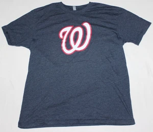 Camiseta para hombre de los Nacionales de Washington talla XL logotipo MLB gris oscuro manga corta - Imagen 1 de 10
