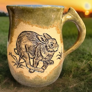 2012 Becher 4 1/4" Leftwich Keramik Laufen Rabbit Mills River NC - TOP - Bild 1 von 7