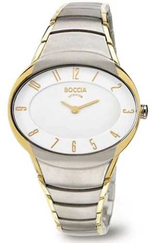 Boccia Titanio 3165-11 Orologio da Donna Titan Bicolore Ovale - Immagine 1 di 1