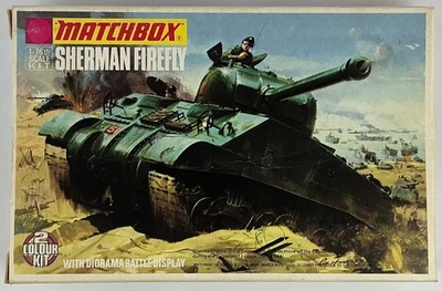 Matchbox PK-71 Sherman Firefly Tank 1/76 Scale Plastic Model Kit - Image 1 of 4