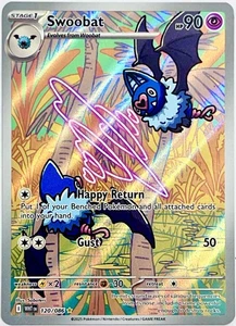 Swoobat 120/086 Illustration Rare Pokemon Card TCG S&V White Flare NM+ - Picture 1 of 2