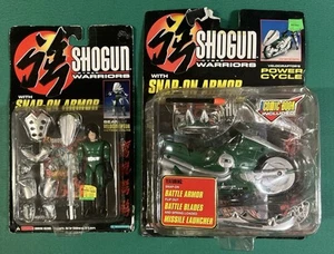 Sean w Velociraptor Power Cycle Shogun Cyber Warriors 1994 Trendmasters Figur - Bild 1 von 18