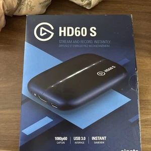 Neu Open Box Elgato HD60 S Video Game Capture Card (schwarz) PC, Switch, Xbox PS - Bild 1 von 7
