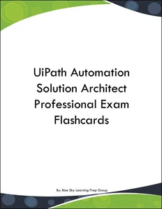 UiPath Automation Solution Architect Professional Exam Flashcards - Afbeelding 1 van 1