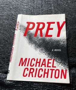 Michael Crichton Prey Book Hardcover Dust Jacket Wrapper ONLY - Picture 1 of 3