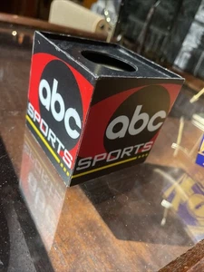 ABC SPORTS Microphone ID CUBE production original tv show props movies x1 - Picture 1 of 4