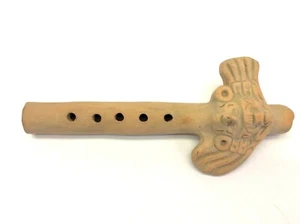 Reproduktion Südwestamerika Mexiko Flöte Musikinstrument Ton   - Bild 1 von 11