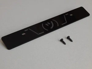 License Plate Delete 12" Engraved SHOULDER SHRUG for 7" U.S. license plate holes - Bild 1 von 1