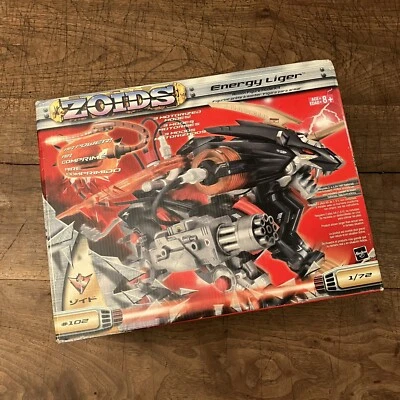 Hasbro Zoids Energy Liger #102  1/72 2003 Action Figure Motorized Model Kit New - Image 1 of 4